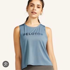 Peloton cropped muscle tank